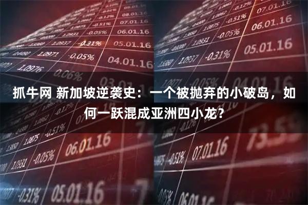 抓牛网 新加坡逆袭史：一个被抛弃的小破岛，如何一跃混成亚洲四小龙？