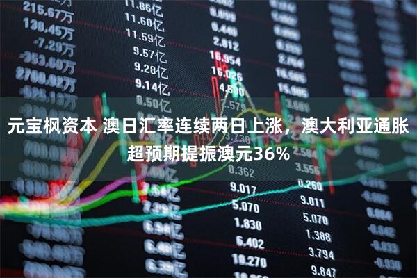 元宝枫资本 澳日汇率连续两日上涨，澳大利亚通胀超预期提振澳元36%