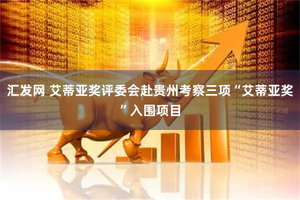 汇发网 艾蒂亚奖评委会赴贵州考察三项“艾蒂亚奖”入围项目